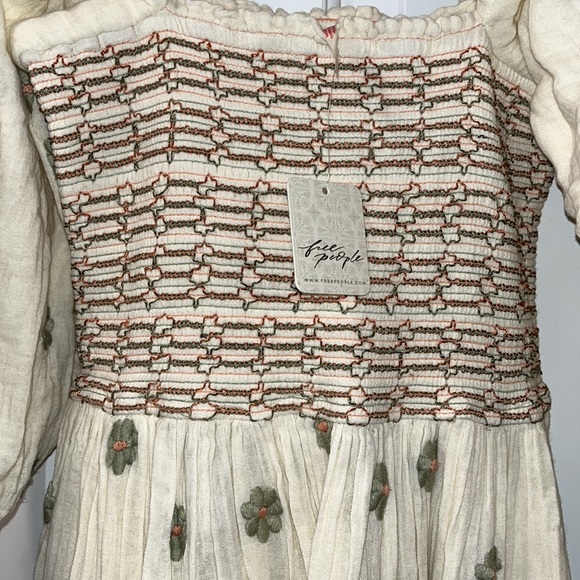 Free people Dahlia Embroidered Maxi Dress XS *SOLD* - Picture 4 of 12